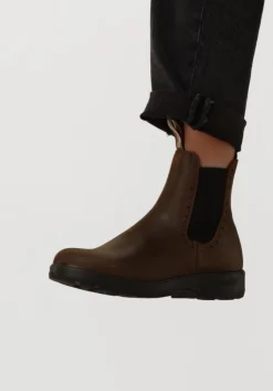 bruine blundstone chelsea boots women's high top