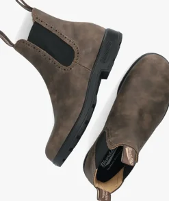 bruine blundstone chelsea boots women's high top