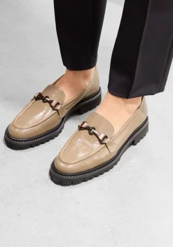 bruine brunate loafers 10768