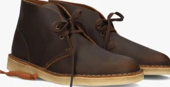 bruine clarks originals veterschoenen desert boot heren