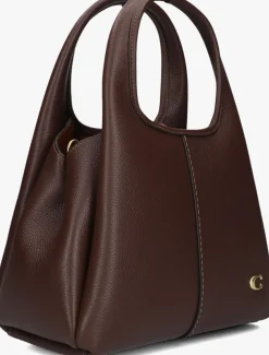 bruine coach handtas lana shoulder bag 23