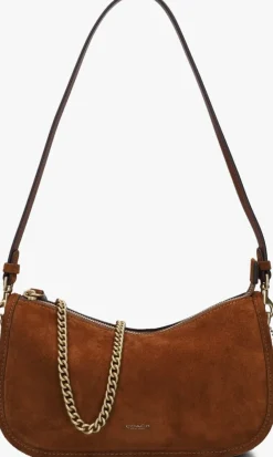 bruine coach handtas waverly bag