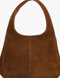 bruine coach schoudertas lana shoulder bag