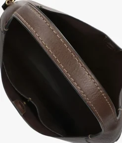 bruine coach schoudertas brooklyn shoulder bag 39