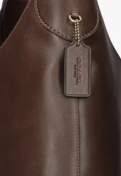 bruine coach schoudertas brooklyn shoulder bag 39