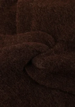 bruine co'couture trui cosy twist back knit