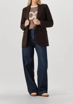 bruine co'couture trui row coco logo knit