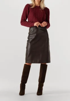 bruine copenhagen muse midirok cmbaron-skirt