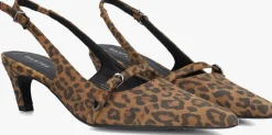 bruine dante6 slingbacks shay leopard pumps