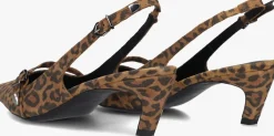 bruine dante6 slingbacks shay leopard pumps