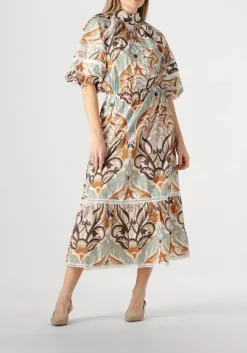 bruine dea kudibal maxi jurk elina