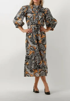 bruine dea kudibal midi jurk mydea oc