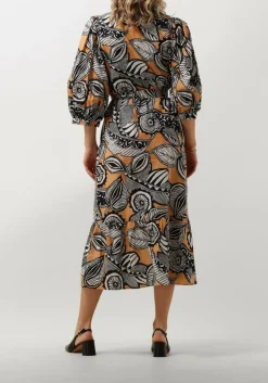 bruine dea kudibal midi jurk mydea oc