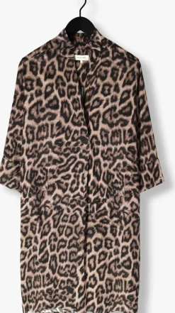 bruine dea kudibal midi jurk kamilles