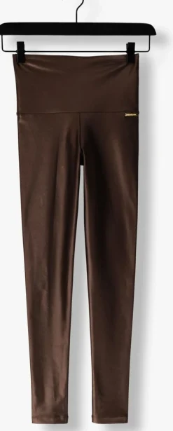 bruine deblon sports legging shine leggings high waistband