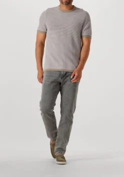 bruine drykorn t-shirt valentin 424043