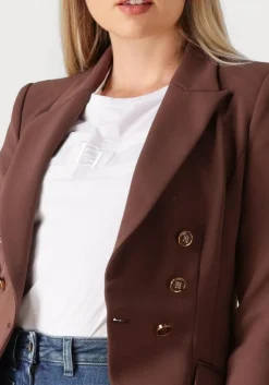 bruine elisabetta franchi blazer jacket
