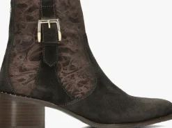 bruine floris van bommel enkellaarsjes sfw-50065 evi