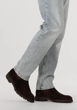 bruine floris van bommel chelsea boots sfm-60018 sturdi