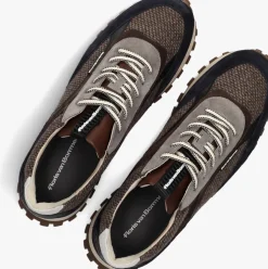 bruine floris van bommel lage sneakers sfm-10156 de grommer