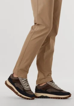 bruine floris van bommel lage sneakers sfm-10156 de grommer