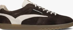 bruine floris van bommel lage sneakers sfm-10224 de zaler