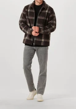bruine forét jack cabin zip fleece