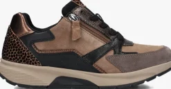 bruine gabor lage sneakers 878