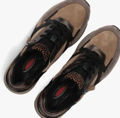 bruine gabor lage sneakers 878