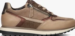 bruine gabor lage sneakers 378