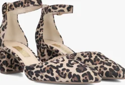 bruine gabor sandalen met hak 340