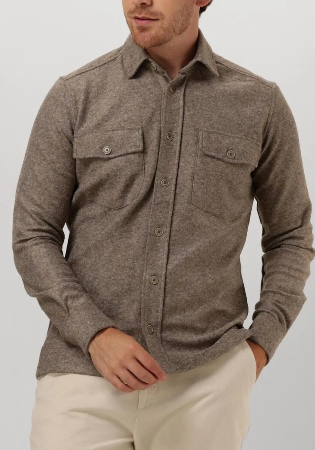 bruine gentiluomo casual overhemd s1273-983