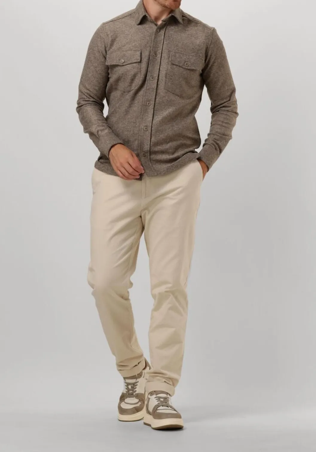 bruine gentiluomo casual overhemd s1273-983