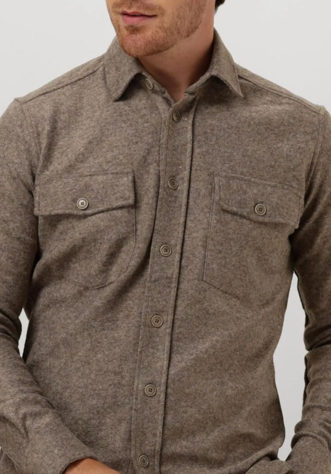 bruine gentiluomo casual overhemd s1273-983