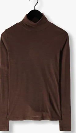 bruine gestuz coltrui gzninia wool rollneck