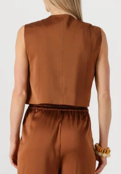 bruine gestuz gilet gzjessie waistcoat