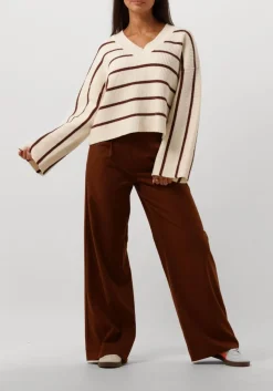 bruine gestuz pantalon paulagz mw wide pants