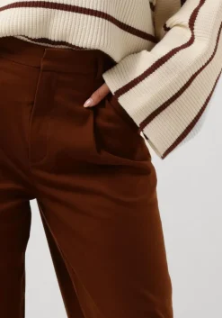 bruine gestuz pantalon paulagz mw wide pants