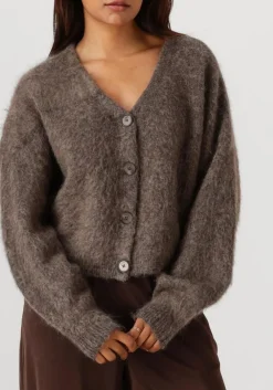 bruine gestuz vest gzdebbie cardigan