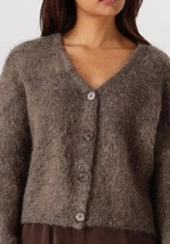 bruine gestuz vest gzdebbie cardigan