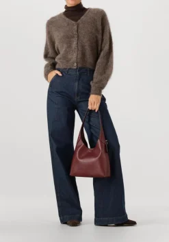 bruine gestuz vest gzdebbie cardigan