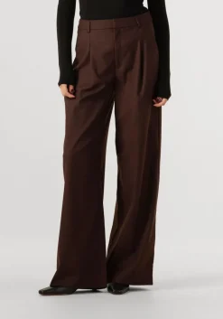 bruine gestuz wijde broek gzpaula mw pants
