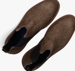 bruine giorgio chelsea boots 36403