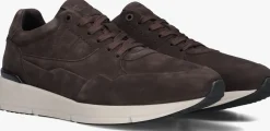 bruine greve lage sneakers walker 7288