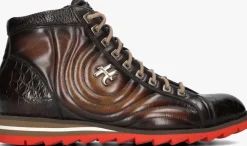 bruine harris hoge sneakers 3023