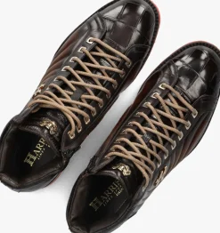 bruine harris hoge sneakers 3023