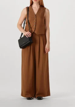 bruine herskind gilet double up vest