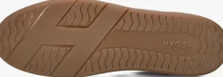 bruine hogan lage sneakers cool allacciato h