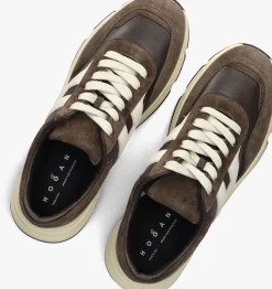 bruine hogan lage sneakers hyperlight allac nuova h