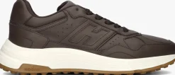 bruine hogan lage sneakers hyperlight allacciato h
